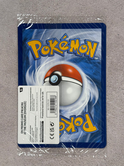 Promo Pokemon Pikachu At The Museum London Jumbo Card - Sealed 2026