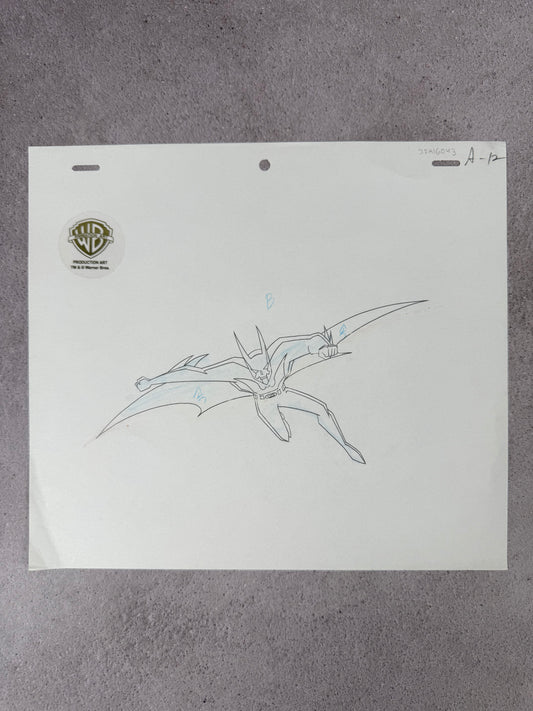 Arte original de producción de la serie animada Batman Beyond