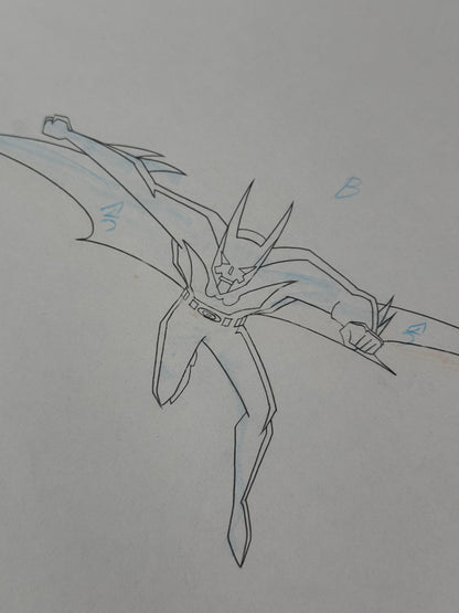 Arte original de producción de la serie animada Batman Beyond