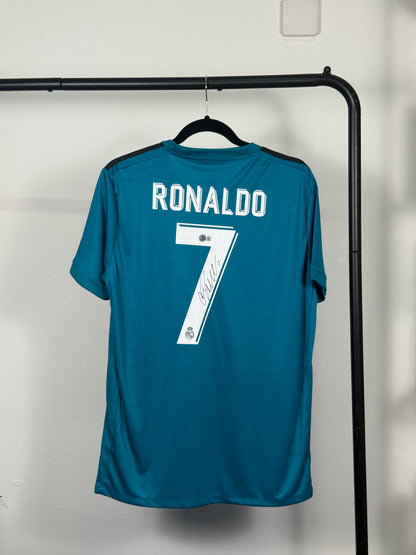 Jersey Real Madrid Alternativo firmado por Cristiano Ronaldo