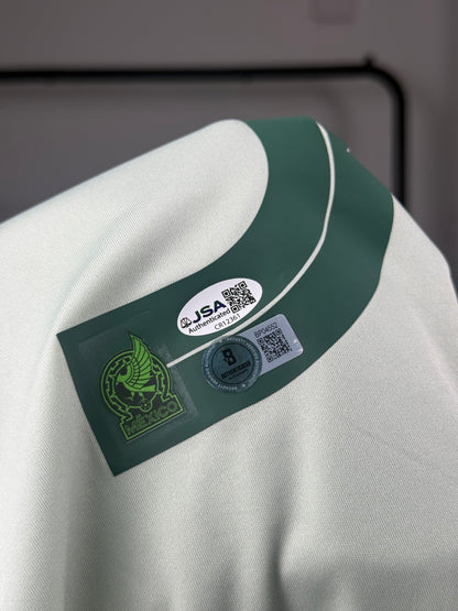 Jersey Selección Mexicana 2024 firmado por Johan Vázquez