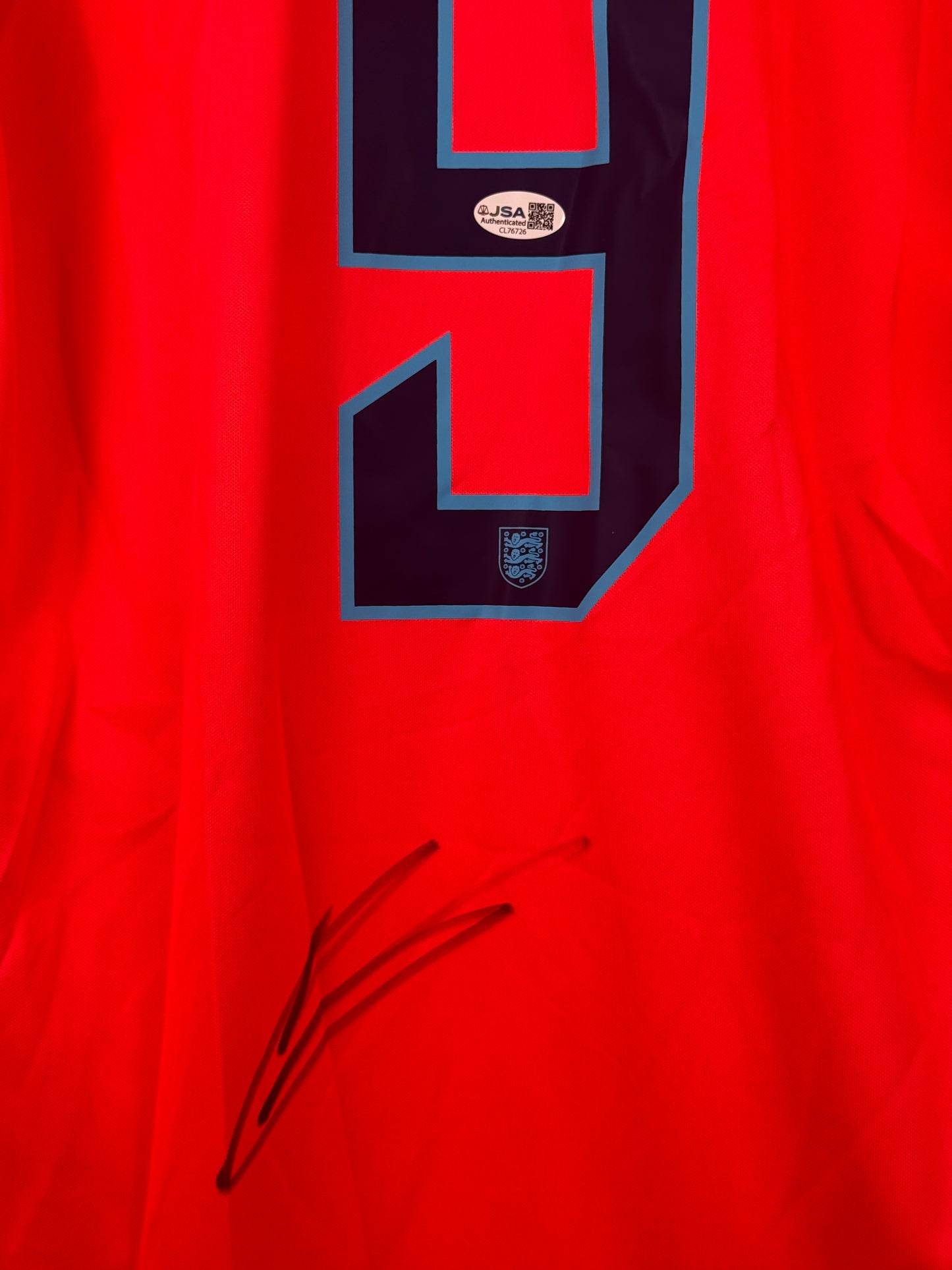Jersey Selección Inglaterra 2022 firmado por Harry Kane
