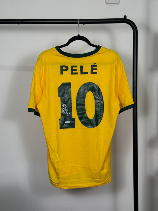 Jersey Brasil firmado por Pelé (PSA)