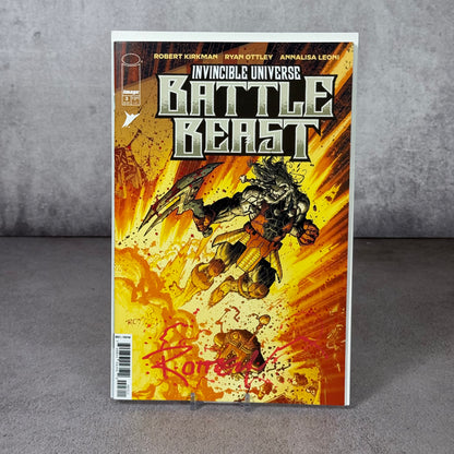 Comic BattleBeast #3 Bloody firmado por Ryan Ottley