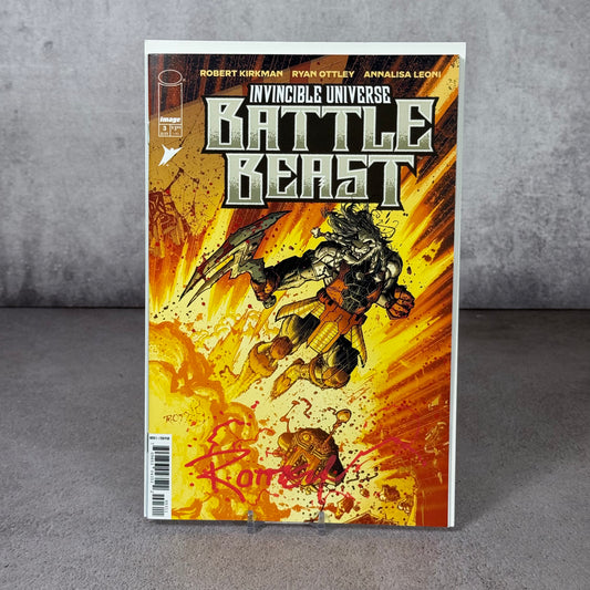 Comic BattleBeast #3 Bloody firmado por Ryan Ottley
