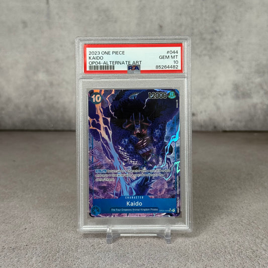 Tarjeta Onepiece PSA 10 Kaido (Alternate art)