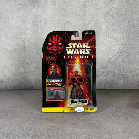 Figura Darth Maul firmada por Ray Park
