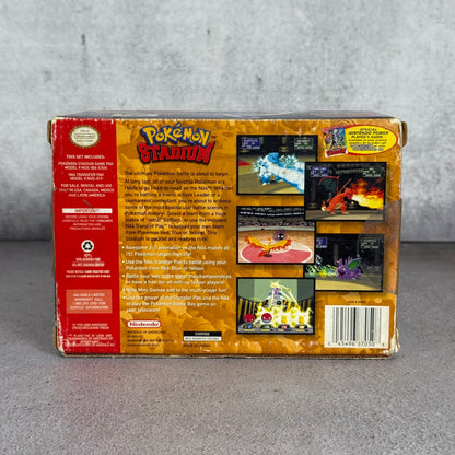 Pokemon Stadium N64 original completo en caja (Transfer Pack 2000) Blockbuster Exclusive