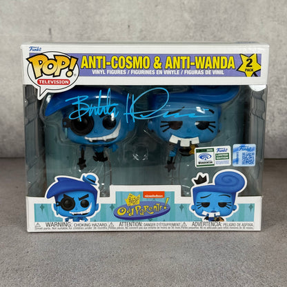 Funko Anti Como & Wanda firmado por Butch Hartman Wondercon