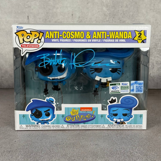 Funko Anti Como & Wanda firmado por Butch Hartman Wondercon