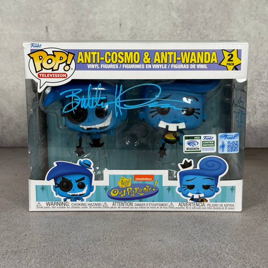 Funko Anti Como & Wanda firmado por Butch Hartman Wondercon + Sketch