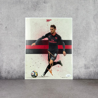 Foto Arsenal firmada por Aaron Ramsey