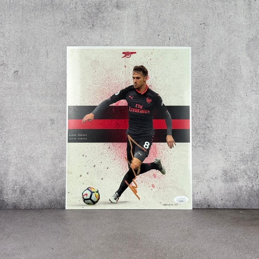 Foto Arsenal firmada por Aaron Ramsey
