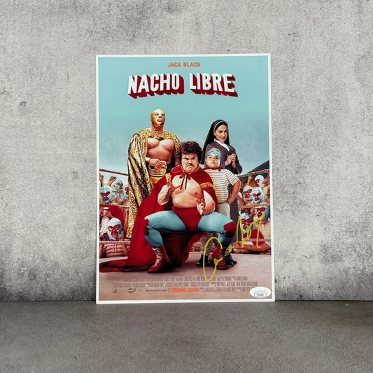 Poster Nacho Libre firmada por Ana de la Reguera
