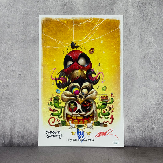 Print SDCC 2025 exclusivo firmado por Jorge Gutierrez y Humberto Ramos