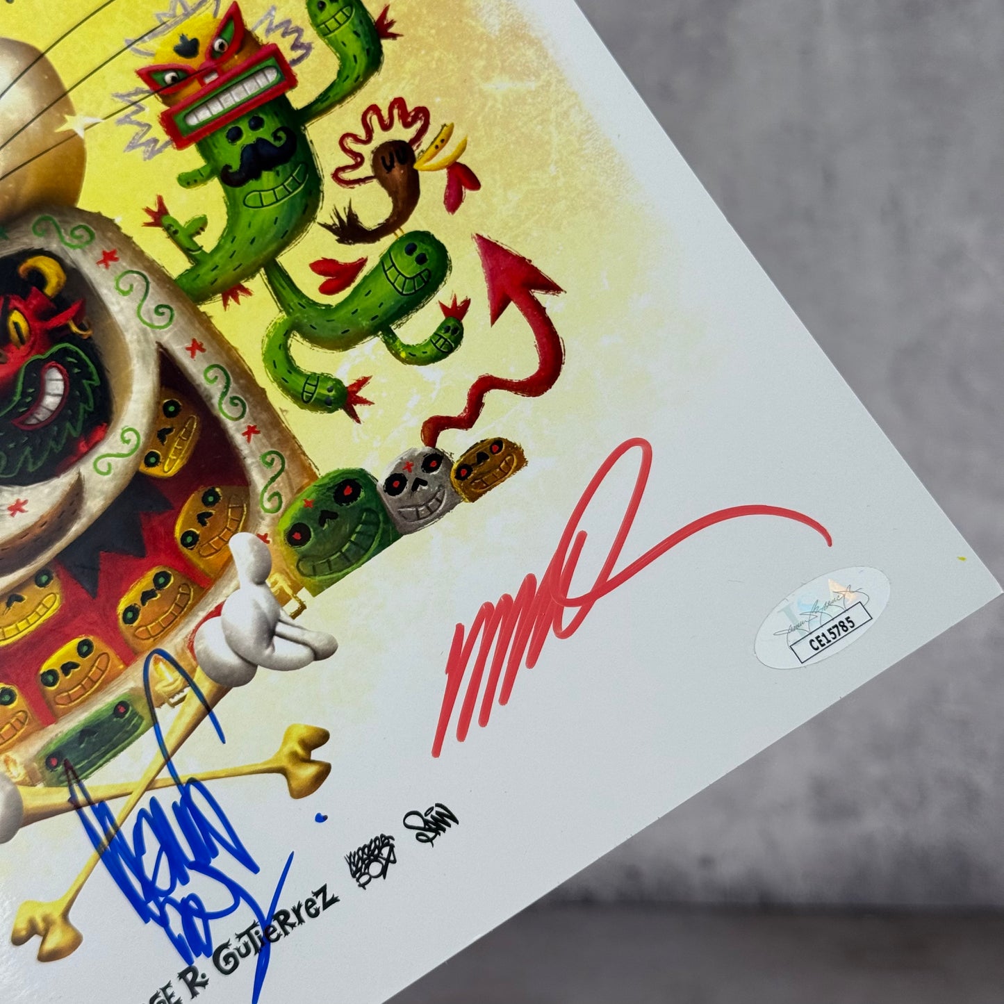 Print SDCC 2025 exclusivo firmado por Jorge Gutierrez y Humberto Ramos
