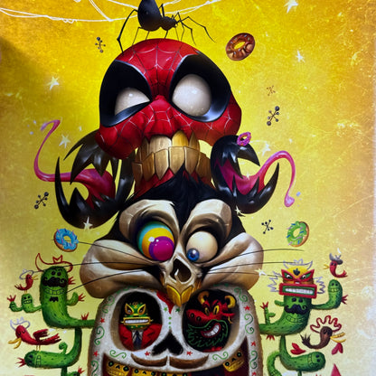 Print SDCC 2025 exclusivo firmado por Jorge Gutierrez y Humberto Ramos