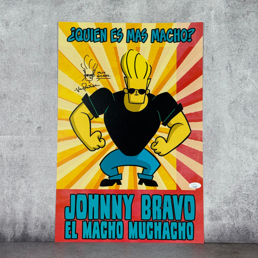 Poster Johnny Bravo firmado Van Partible