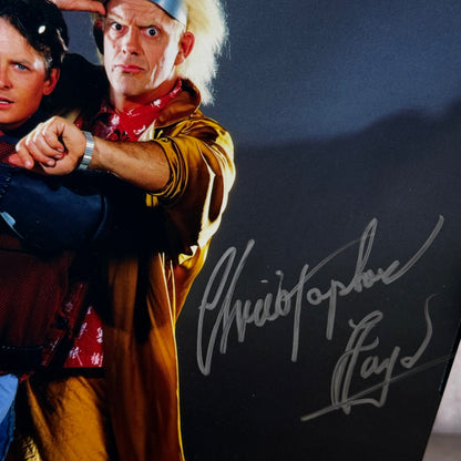 Poster Back 2 the Future firmado por Michael J fox & C LLoyd