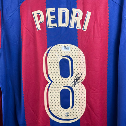 Jersey Barcelona firmada por Pedri