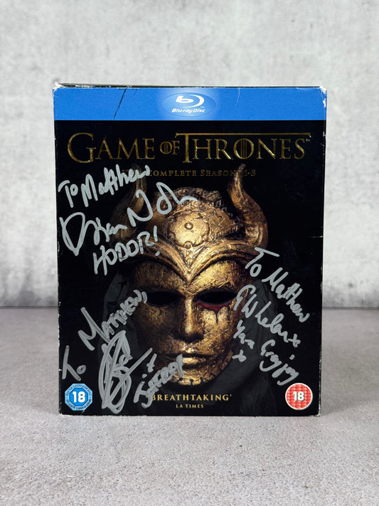 Game of Thrones Blu-ray firmado