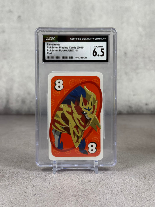Pokémon Pocket UNO Zamazenta rojo #8 (2019) – CGC 6.5