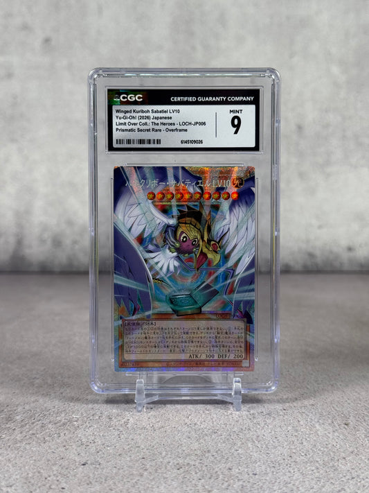 Yu-Gi-Oh! Winged Kuriboh Sabatiel LV10 LOCH-JP006 – CGC 9