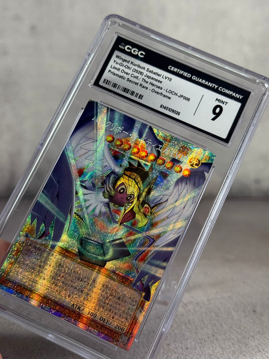 Yu-Gi-Oh! Winged Kuriboh Sabatiel LV10 LOCH-JP006 – CGC 9