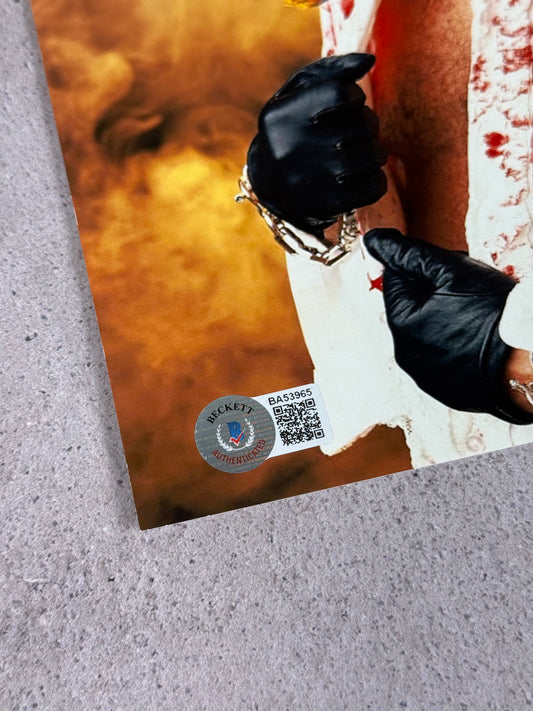 Alice Cooper – Fotografía firmada con certificación Beckett