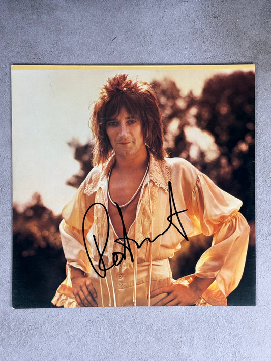 Rod Stewart Smiler – Vinilo firmado con certificación Beckett