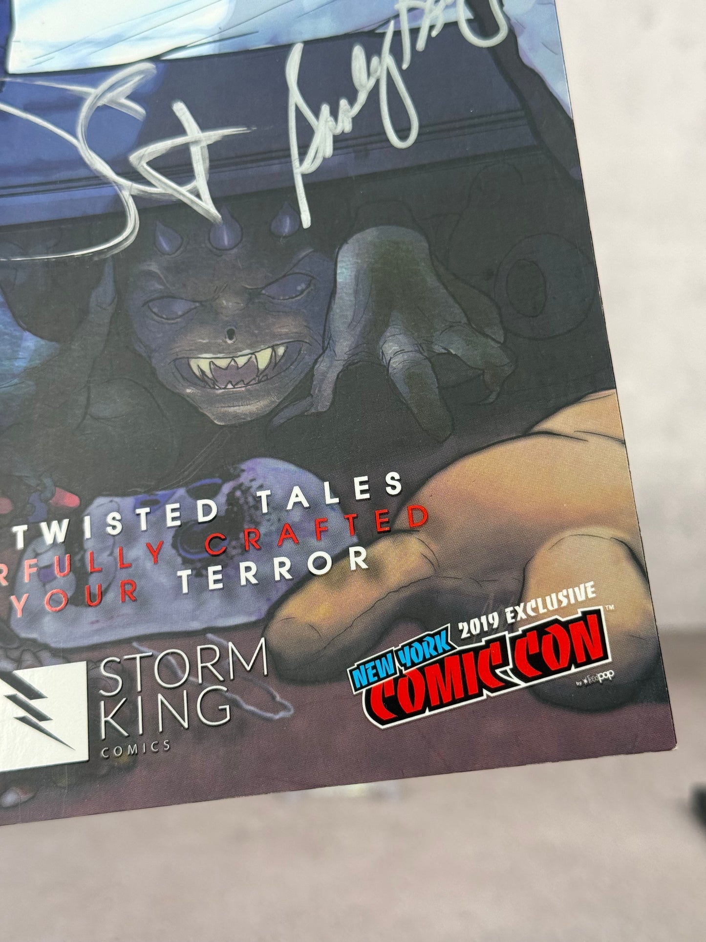 Comic Halloween Nights Vol 5 2019 NYCC firmado por John Carpenter y Sandy King