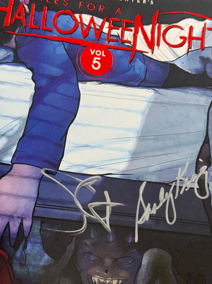 Comic Halloween Nights Vol 5 2019 NYCC firmado por John Carpenter y Sandy King