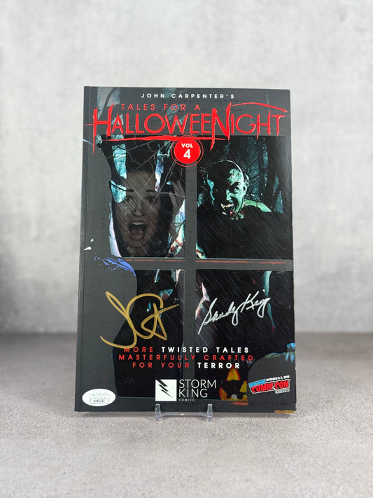 Comic Halloween Nights Vol 4 2017 NYCC firmado por John Carpenter y Sandy King