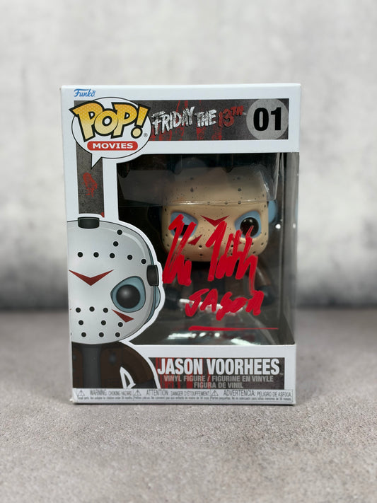 Funko Jason Voorhees Viernes 13 firmado por Kane Hodder – JSA