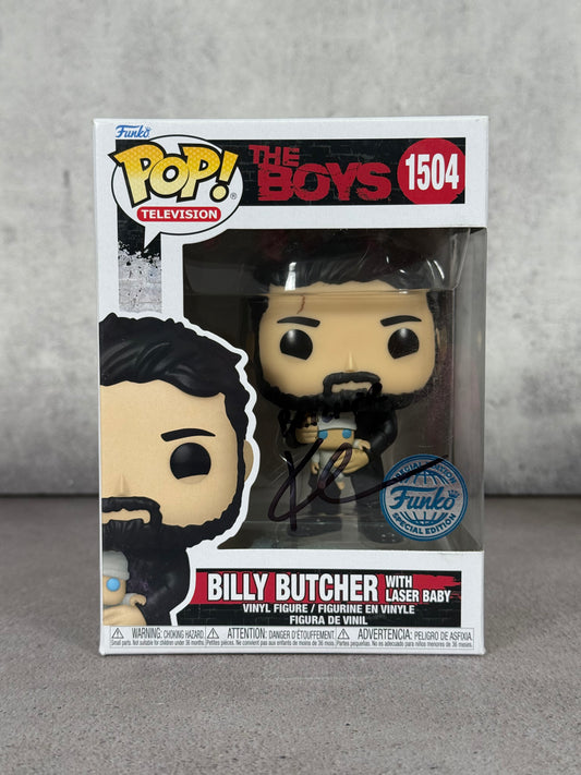 Funko Billy Butcher firmado por Karl Urban (JSA)