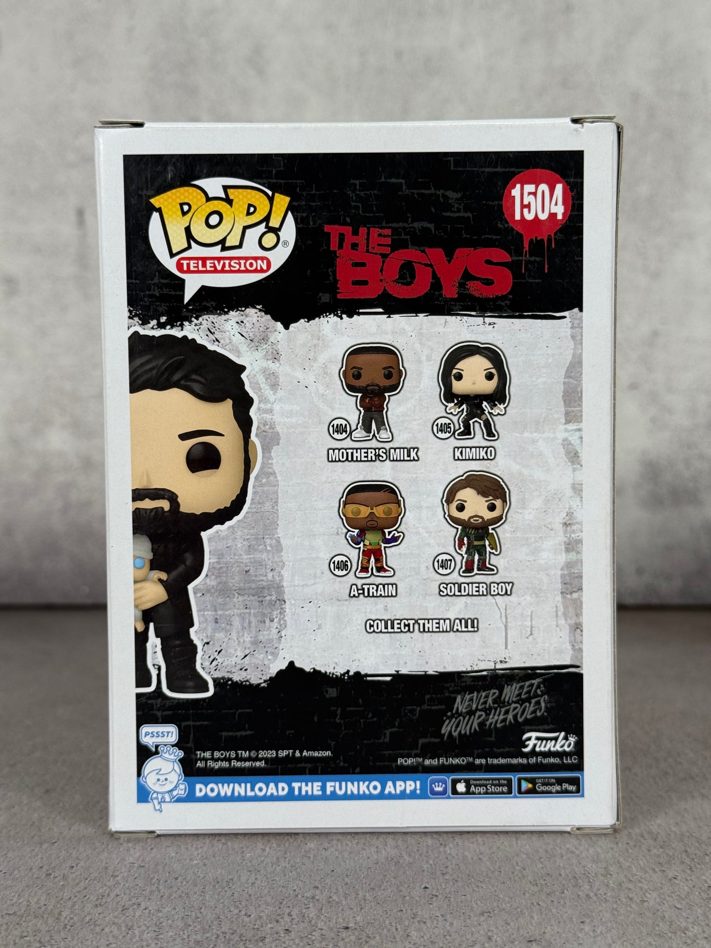 Funko Billy Butcher firmado por Karl Urban (JSA)