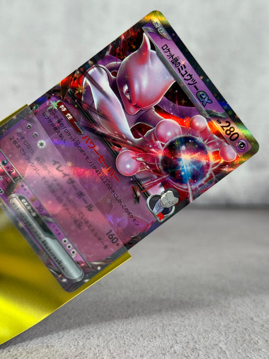 Tarjeta Mewtwo EX Rockets Japonesa 2025