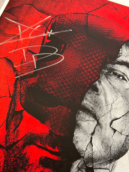 Poster Daredevil Born again firmado por Charlie Cox (JSA)