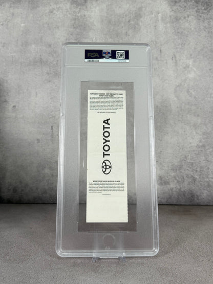 Boleto real NBA finals 2000 game 6 firmado por Shaq