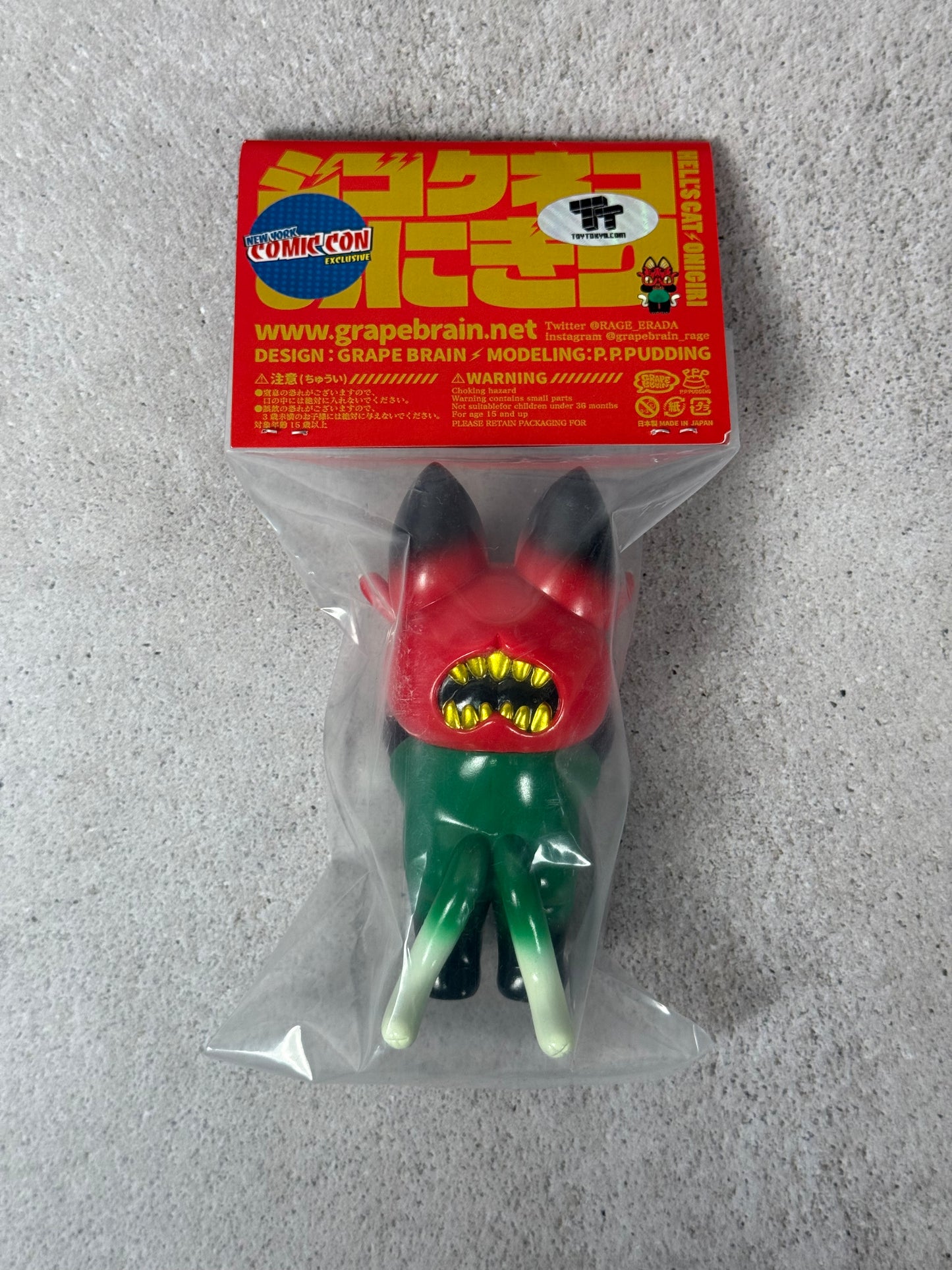Hell´s Cat Onigiri -Art Toy Grapebrain NYCC exclusive