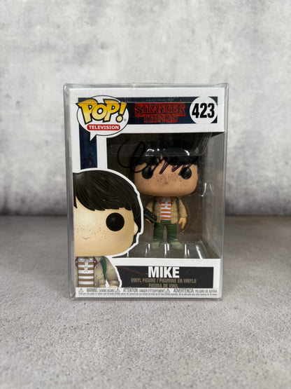 Funko Pop Mike • Stranger Things — Firmado por Finn Wolfhard • Certificado JSA
