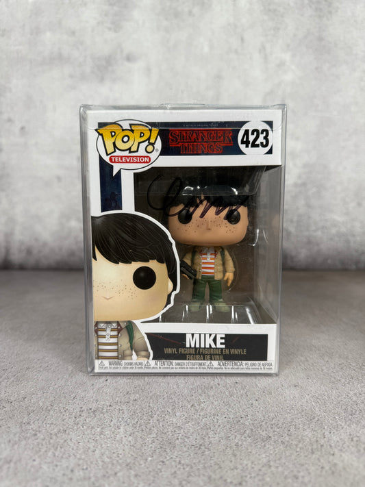 Funko Pop Mike • Stranger Things — Firmado por Finn Wolfhard • Certificado JSA