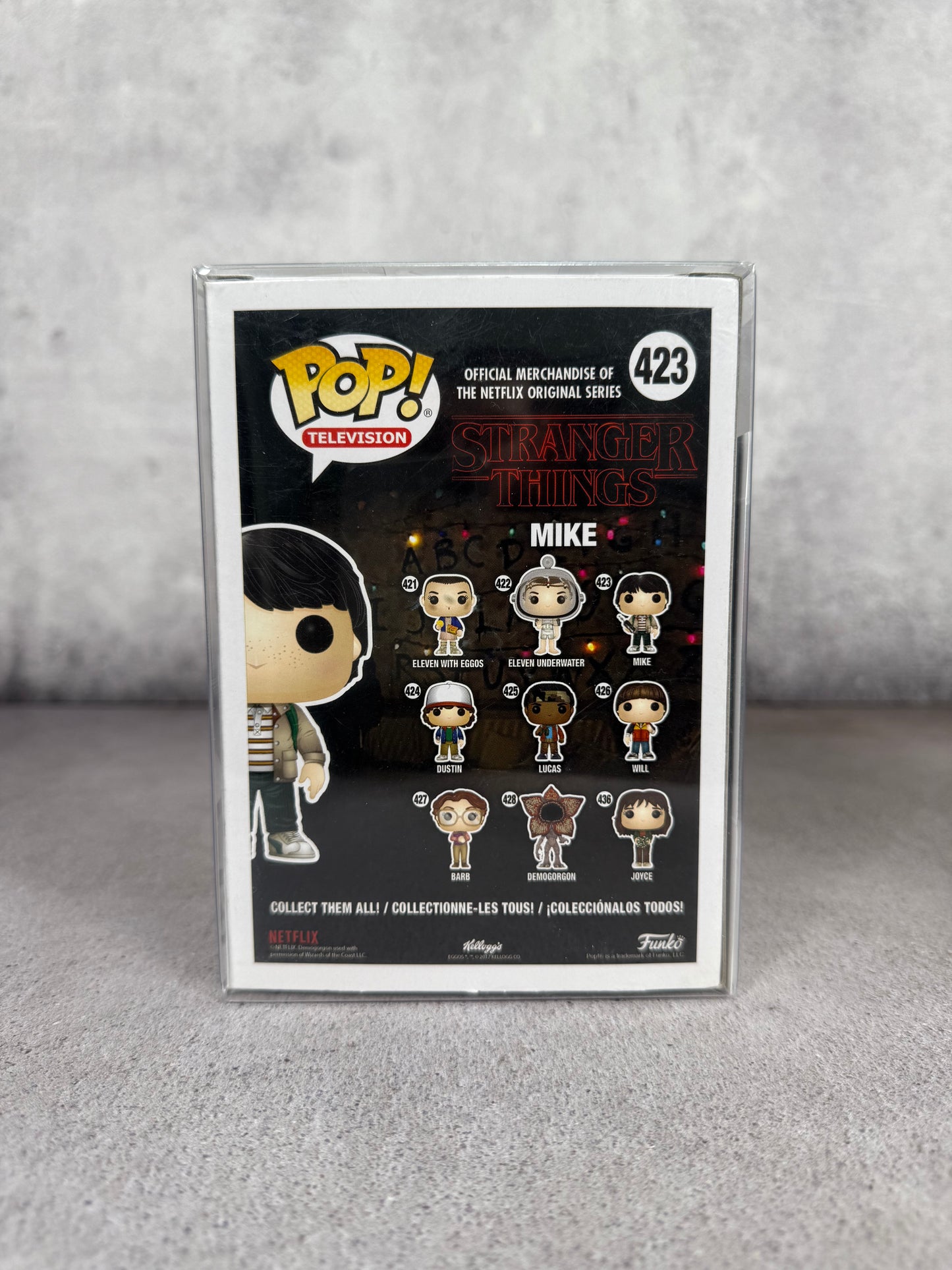 Funko Pop Mike • Stranger Things — Firmado por Finn Wolfhard • Certificado JSA