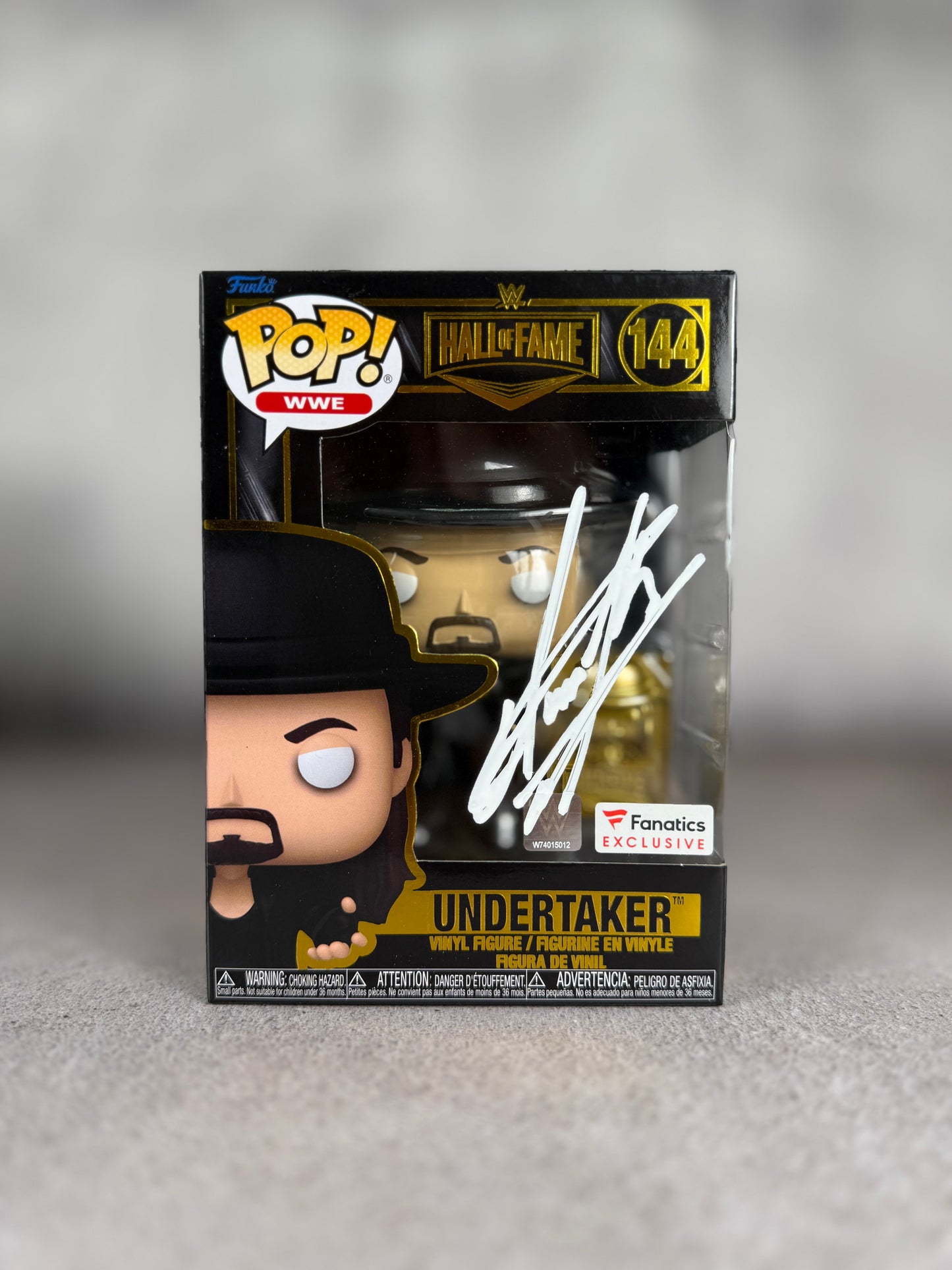 Funko Undertaker firmado Fanatics
