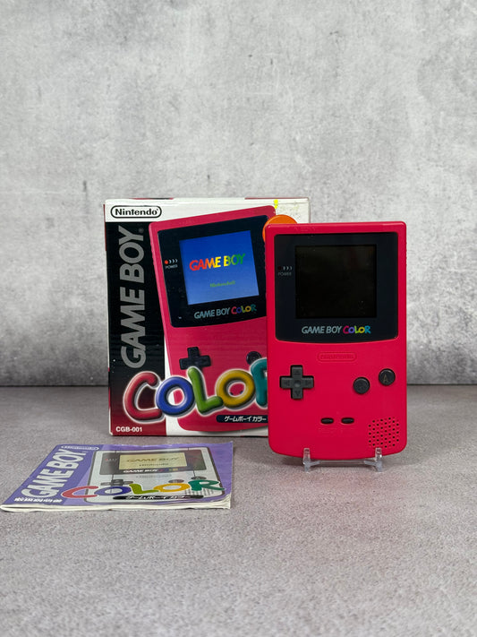 Game Boy Color Rosa — Edición Japonesa • Caja e Instructivo Original