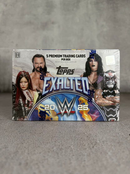 Caja WWE Topps Exalted 2025 (2 autos + relic)