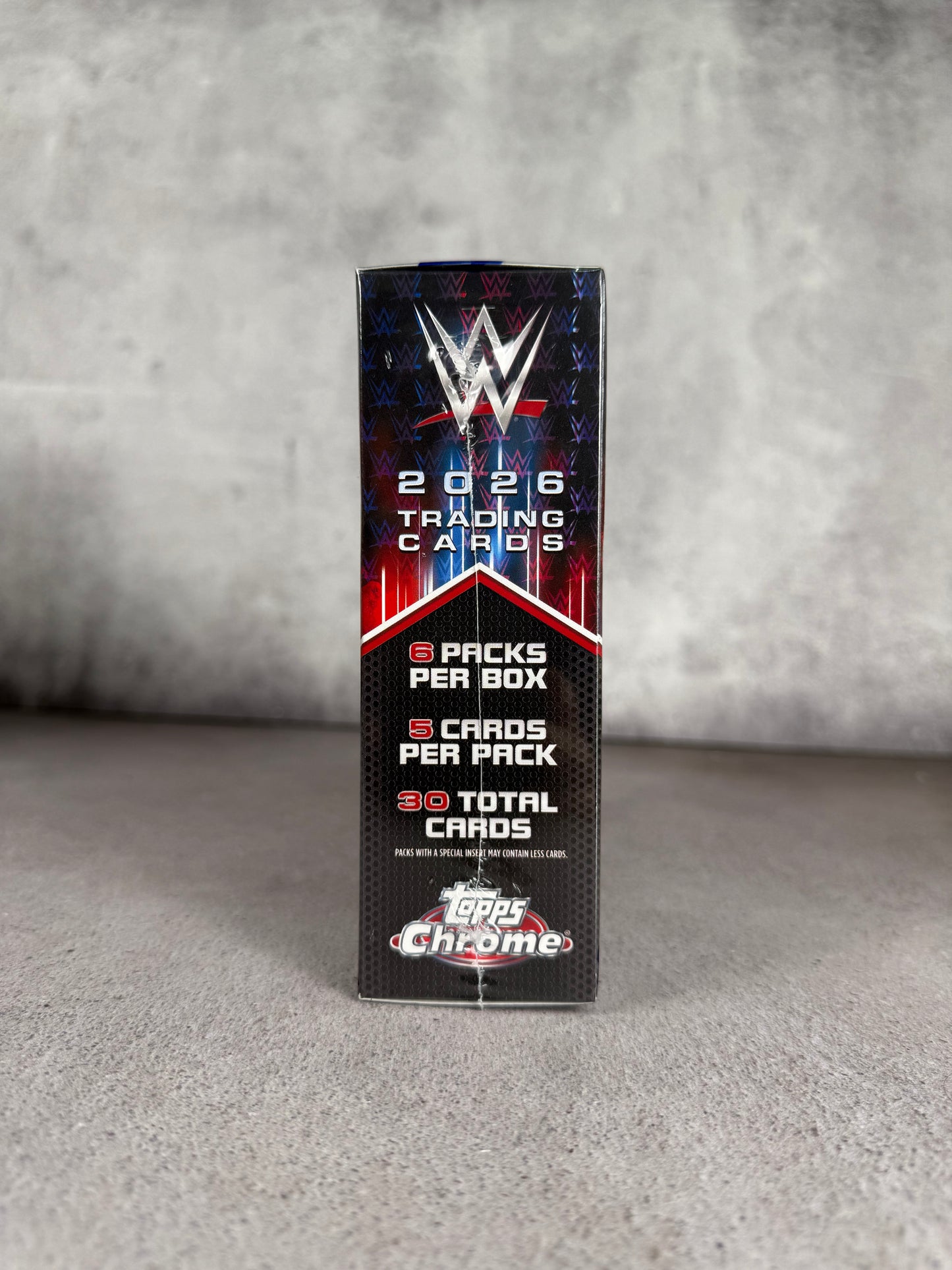 Caja Topps Chrome WWE Logofractor WWE World