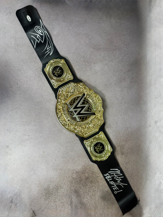 Cinturón Mattel firmado por Hardy Boyz JSA