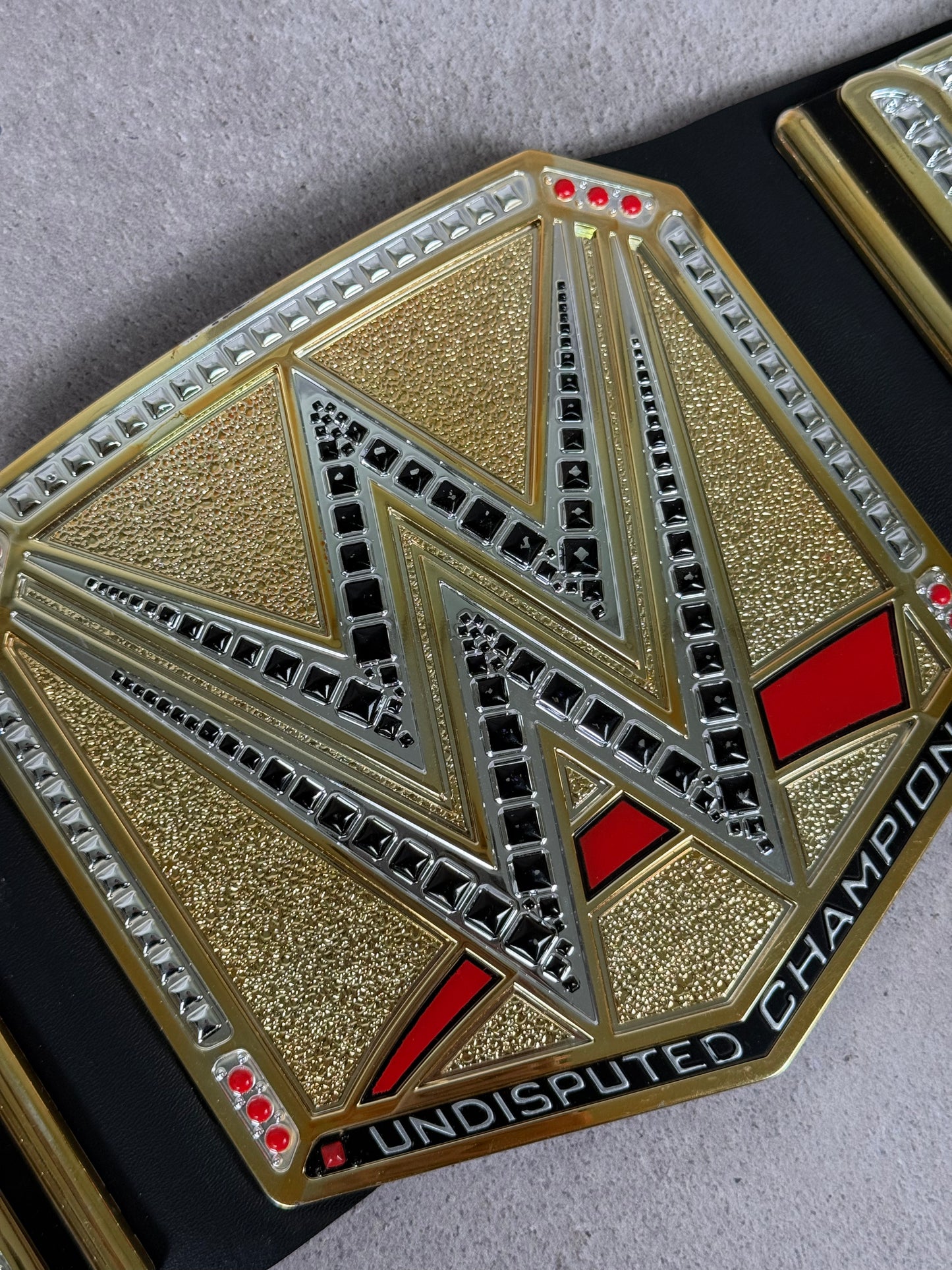 Cinturón WWE firmado por Drew McIntyre (doble cert)