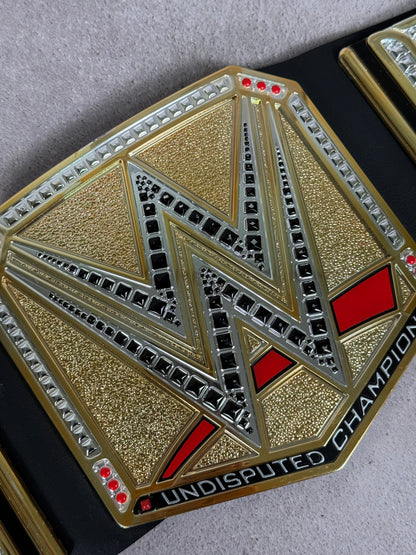Cinturón WWE firmado por Drew McIntyre (doble cert)
